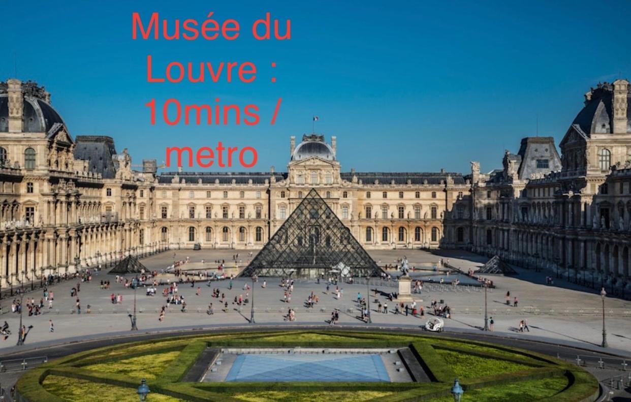 Studio 10 Mins Walk Eiffel Tower, Paris 16 Exteriör bild